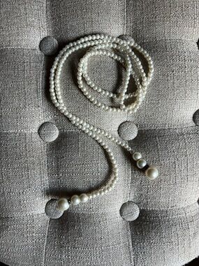 Classic Single-Strand Faux Pearl Necklace | Quiet Luxury Aesthetic